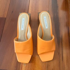 Saks fifth avenue orange sandals